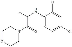 2-[(2,4-dichlorophenyl)amino]-1-(morpholin-4-yl)propan-1-one Struktur