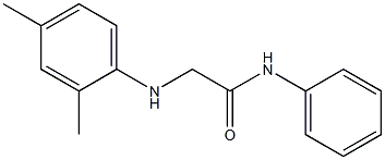 2-[(2,4-dimethylphenyl)amino]-N-phenylacetamide Struktur