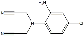 2-[(2-amino-4-chlorophenyl)(cyanomethyl)amino]acetonitrile Struktur