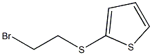 2-[(2-bromoethyl)sulfanyl]thiophene Struktur