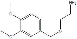 2-[(3,4-dimethoxybenzyl)thio]ethanamine Struktur