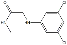 2-[(3,5-dichlorophenyl)amino]-N-methylacetamide Struktur