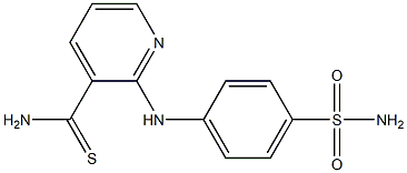 2-[(4-sulfamoylphenyl)amino]pyridine-3-carbothioamide Struktur