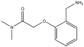 2-[2-(aminomethyl)phenoxy]-N,N-dimethylacetamide Struktur