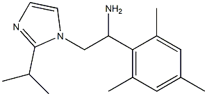 2-[2-(propan-2-yl)-1H-imidazol-1-yl]-1-(2,4,6-trimethylphenyl)ethan-1-amine Struktur