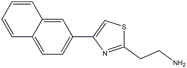 2-[4-(2-naphthyl)-1,3-thiazol-2-yl]ethanamine Struktur