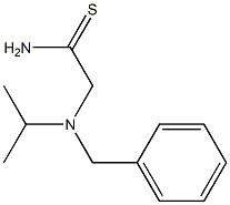 2-[benzyl(isopropyl)amino]ethanethioamide Struktur