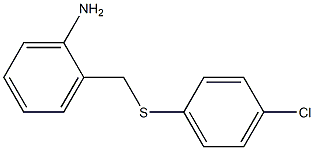 2-{[(4-chlorophenyl)sulfanyl]methyl}aniline Struktur