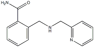 2-{[(pyridin-2-ylmethyl)amino]methyl}benzamide Struktur