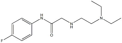 2-{[2-(diethylamino)ethyl]amino}-N-(4-fluorophenyl)acetamide Struktur