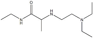 2-{[2-(diethylamino)ethyl]amino}-N-ethylpropanamide Struktur