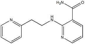 2-{[2-(pyridin-2-yl)ethyl]amino}pyridine-3-carboxamide Struktur