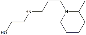 2-{[3-(2-methylpiperidin-1-yl)propyl]amino}ethan-1-ol Struktur