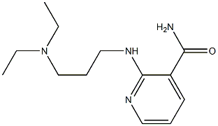 2-{[3-(diethylamino)propyl]amino}pyridine-3-carboxamide Struktur