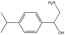 2-amino-1-[4-(propan-2-yl)phenyl]ethan-1-ol Struktur