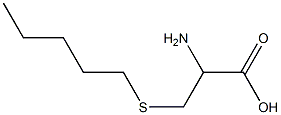 2-amino-3-(pentylthio)propanoic acid Struktur