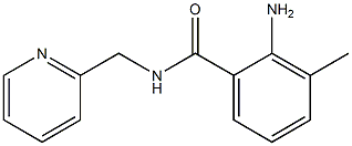 2-amino-3-methyl-N-(pyridin-2-ylmethyl)benzamide Struktur