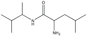 2-amino-4-methyl-N-(3-methylbutan-2-yl)pentanamide Struktur