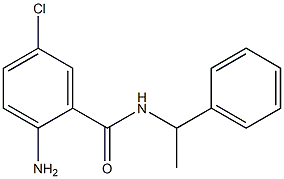 2-amino-5-chloro-N-(1-phenylethyl)benzamide Struktur