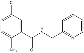 2-amino-5-chloro-N-(pyridin-2-ylmethyl)benzamide Struktur