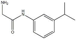 2-amino-N-[3-(propan-2-yl)phenyl]acetamide Struktur