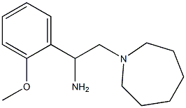 2-azepan-1-yl-1-(2-methoxyphenyl)ethanamine Struktur