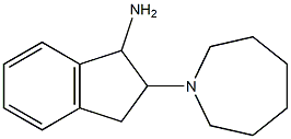 2-azepan-1-yl-2,3-dihydro-1H-inden-1-ylamine Struktur