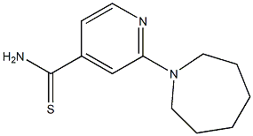 2-azepan-1-ylpyridine-4-carbothioamide Struktur