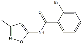 2-bromo-N-(3-methylisoxazol-5-yl)benzamide Struktur