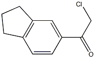 2-chloro-1-(2,3-dihydro-1H-inden-5-yl)ethan-1-one Struktur