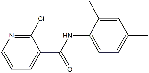 2-chloro-N-(2,4-dimethylphenyl)pyridine-3-carboxamide Struktur