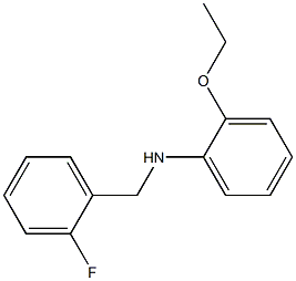 2-ethoxy-N-[(2-fluorophenyl)methyl]aniline Struktur