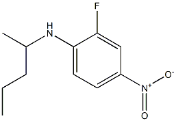 2-fluoro-4-nitro-N-(pentan-2-yl)aniline Struktur