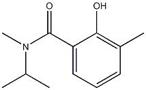 2-hydroxy-N,3-dimethyl-N-(propan-2-yl)benzamide Struktur