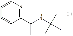 2-methyl-2-{[1-(pyridin-2-yl)ethyl]amino}propan-1-ol Struktur