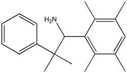 2-methyl-2-phenyl-1-(2,3,5,6-tetramethylphenyl)propan-1-amine Struktur