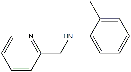 2-methyl-N-(pyridin-2-ylmethyl)aniline Struktur