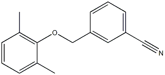 3-(2,6-dimethylphenoxymethyl)benzonitrile Struktur