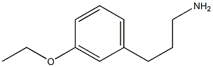 3-(3-ethoxyphenyl)propan-1-amine Struktur