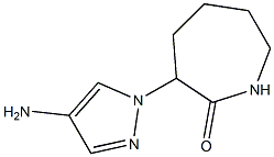 3-(4-amino-1H-pyrazol-1-yl)azepan-2-one Struktur