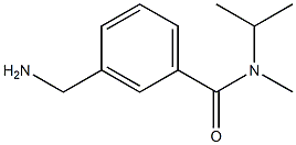 3-(aminomethyl)-N-methyl-N-(propan-2-yl)benzamide Struktur