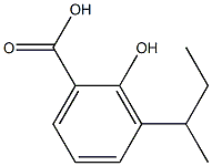 3-(butan-2-yl)-2-hydroxybenzoic acid Struktur