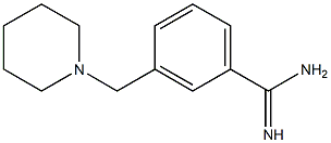 3-(piperidin-1-ylmethyl)benzenecarboximidamide Struktur