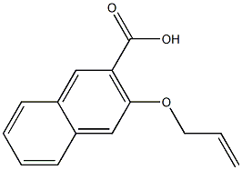 3-(prop-2-en-1-yloxy)naphthalene-2-carboxylic acid Struktur