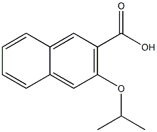 3-(propan-2-yloxy)naphthalene-2-carboxylic acid Struktur