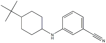 3-[(4-tert-butylcyclohexyl)amino]benzonitrile Struktur