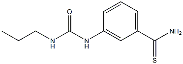 3-[(propylcarbamoyl)amino]benzene-1-carbothioamide Struktur