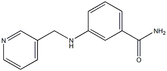 3-[(pyridin-3-ylmethyl)amino]benzamide Struktur