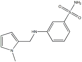 3-{[(1-methyl-1H-pyrrol-2-yl)methyl]amino}benzene-1-sulfonamide Struktur