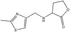 3-{[(2-methyl-1,3-thiazol-4-yl)methyl]amino}oxolan-2-one Struktur